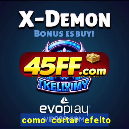 como cortar efeito de cogumelo